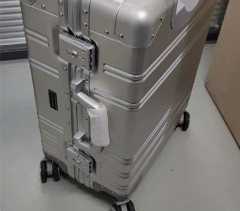 【工厂尾单】20寸银座全铝 拉杆箱行李箱登...