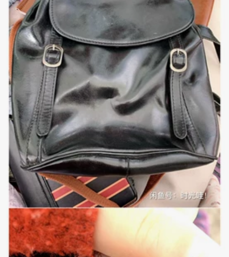 黑色双肩包 背包 感兴趣的话点“我想要”和...