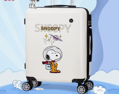 爱华仕20寸史努比联名款拉杆箱，全新未拆封...