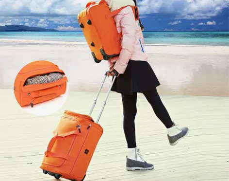 ?Lucky Club带拉杆包旅行包女手提...