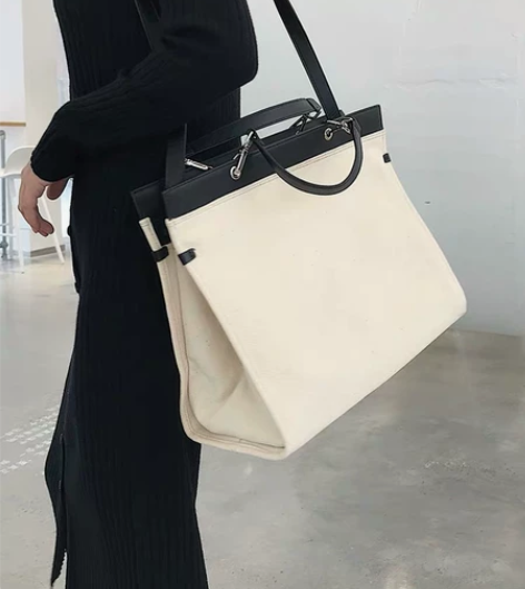 帆布大包包女2020新款潮百搭斜挎包大容量...