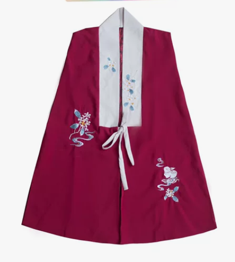 【金钗记】原创汉服平价绣花明制比甲千里兔兔...