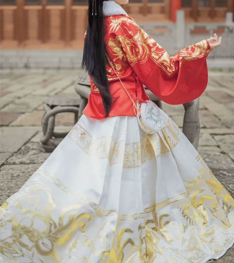 如梦霓裳灵狐出山夏季汉服女装长乐明制袄裙短...