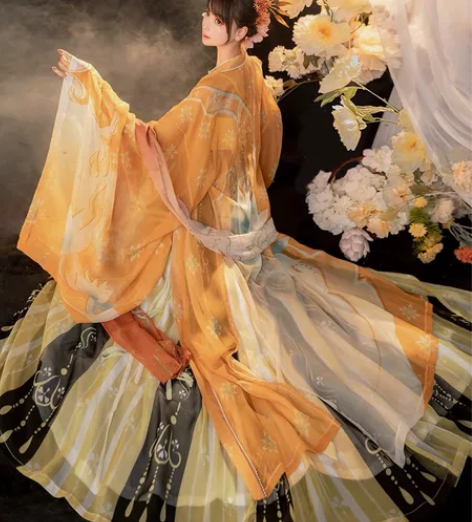 出租！【如梦霓裳  菡萏】 大袖s码黄色?...