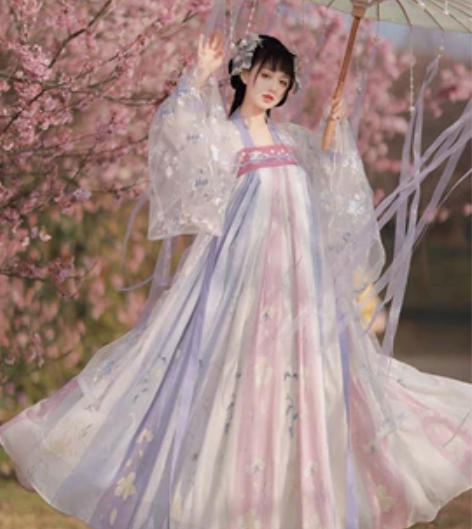 茗月萱汉服 上衣＋6米下裙 试穿    有...