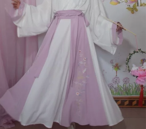 妃亦坊原创汉服女【云涧兔】晋制中国风交领齐...