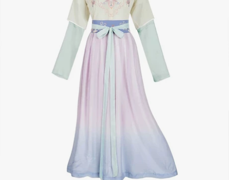 全新仅试穿都城南庄丹尘子坦领三件套送披帛汉...