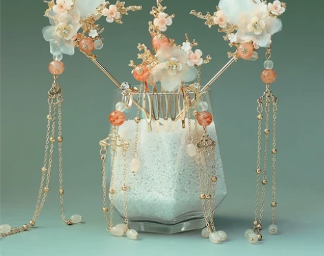 清仓捡漏新娘古装头饰汉服头饰发簪古风发梳流...