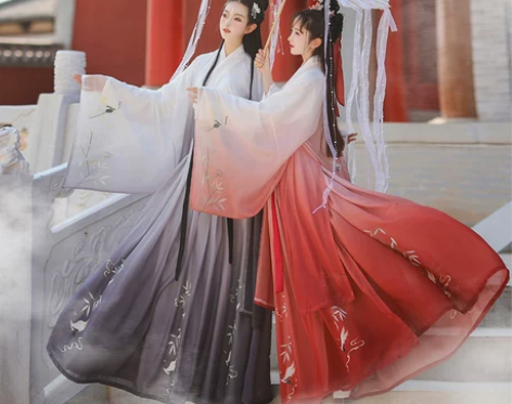 汉服女正品原创中国风晋制侠客古装交领齐腰魏...