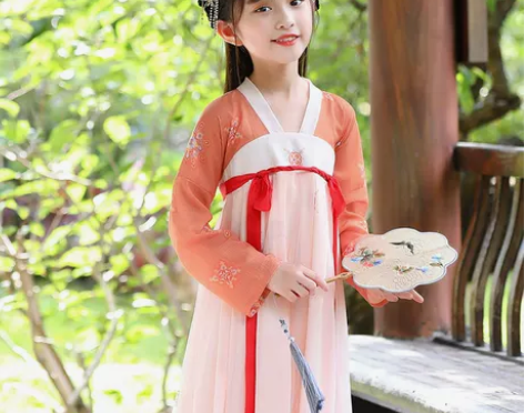 牧羊赋2022新款原创连衣裙古风裙古装儿童...