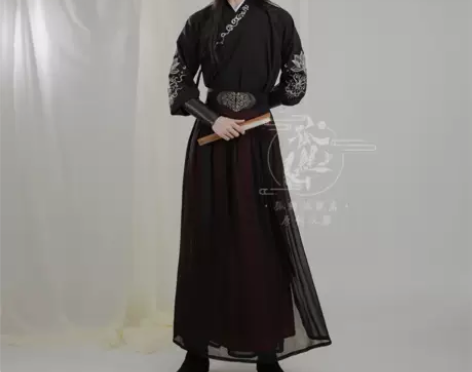孤鲤原创汉服【朝歌】男女春夏侠客服 只有衣...