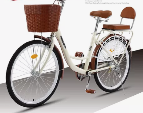 自行车女式成年轻便大人普通淑女通勤车男女学...