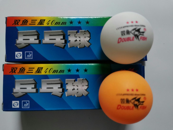 双鱼三星乒乓球40mm乒乓球 2盒6...