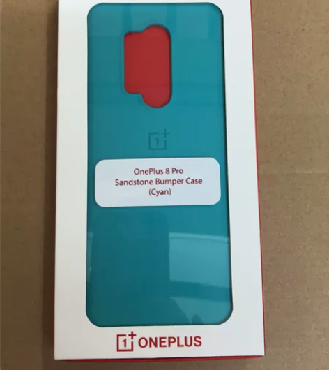 一加手机8Pro砂岩全包保护壳(湖青色)官...