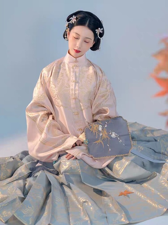 佛系收凤鸾歌立领明制汉服上衫,由于本人比较...