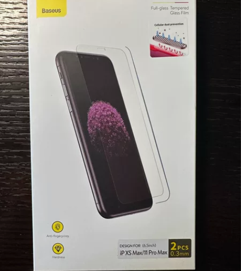 倍思 iphone xs max钢化膜 全...