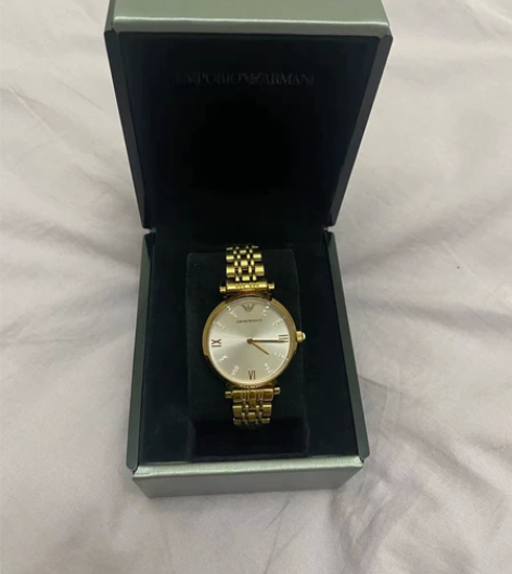 阿玛尼女表 ar11059  闲置 八九新...