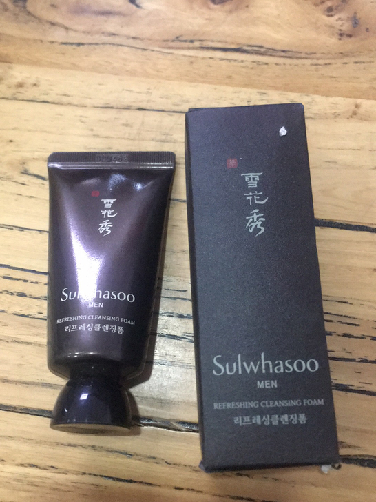 雪花秀男士清爽洁面乳30ml，22年4月到期