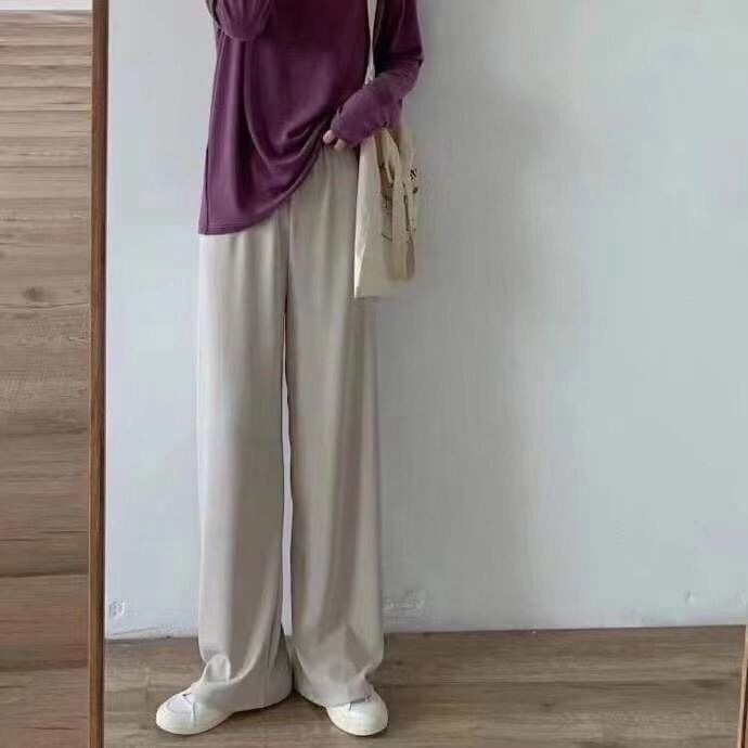 zara冰丝裤 垂感一级棒黑色，绿色，杏色...