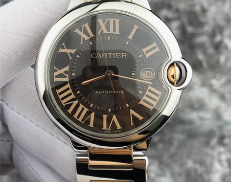 二手 卡地亚蓝气球男表W6920032间金...