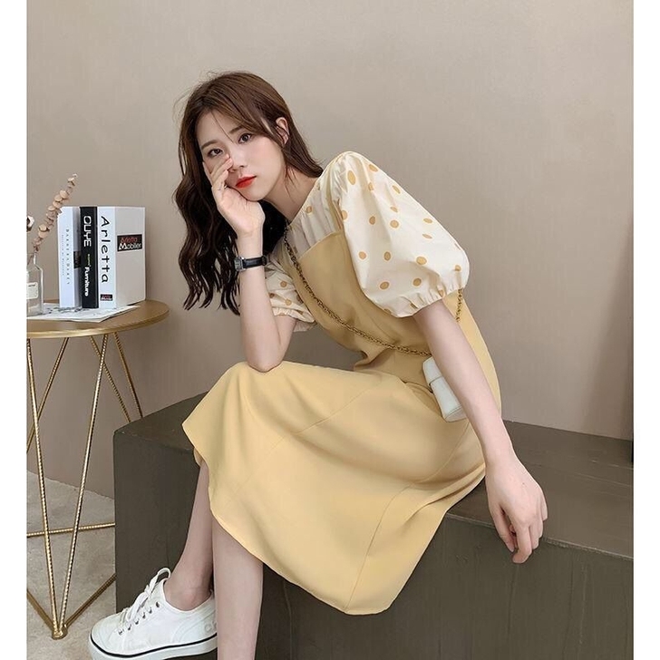 夏装2021新款赫本轻熟风法式复古背带裙两...