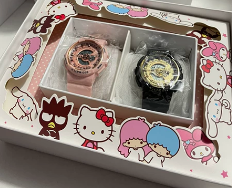 正港ZGOx三丽鸥手表2个手表 (全新拆封...