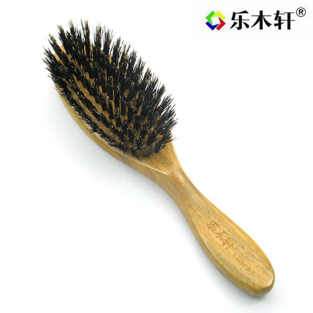 乐木轩 鬃毛 梳子 礼物 天然玉檀木 发梳...