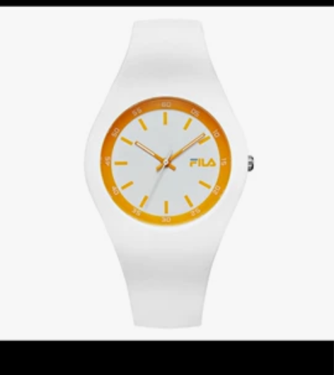 斐乐手表果冻表 白橙配色 只拆包装看了一下...