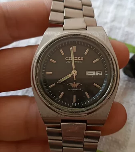 西铁城黑盘全自动手表 感兴趣的话点“我想要...