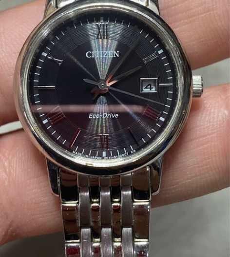 西铁城女表 光动能手表 照光就能走...