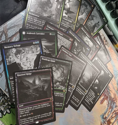 万智牌 dbl 依尼翠 黑白 双系列 4闪...