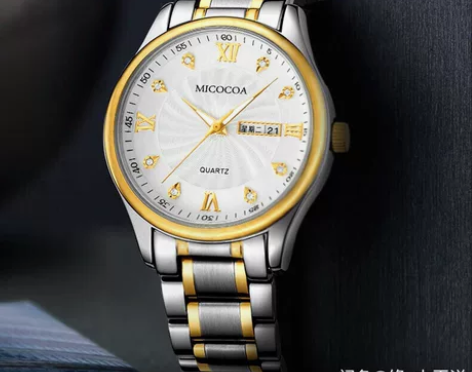 名蔻MICOCOA手表时尚经典商务腕表精钢...