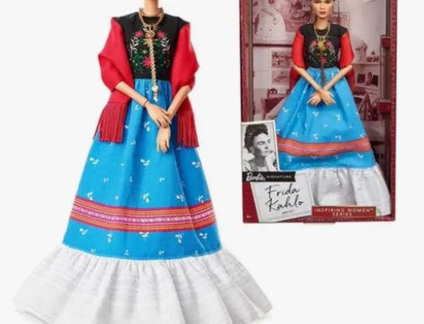 芭比娃娃 【真人收藏款】画家芙烈达 盒况默...