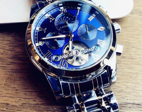 2022新款镂空陀飞轮全自动机械表手表男士...