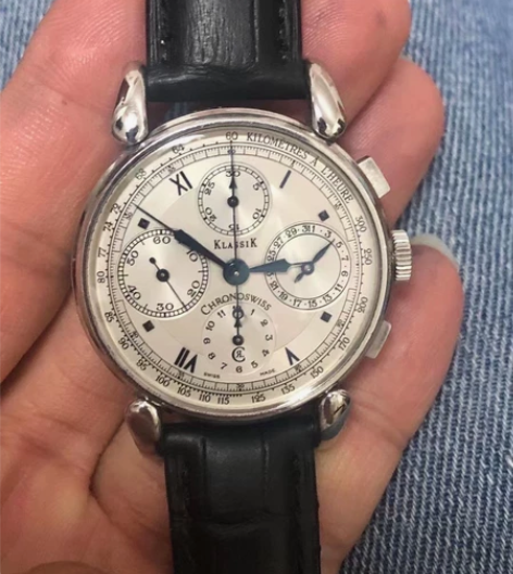 瑞士名表 瑞宝 7403  ，斯文白面 经...