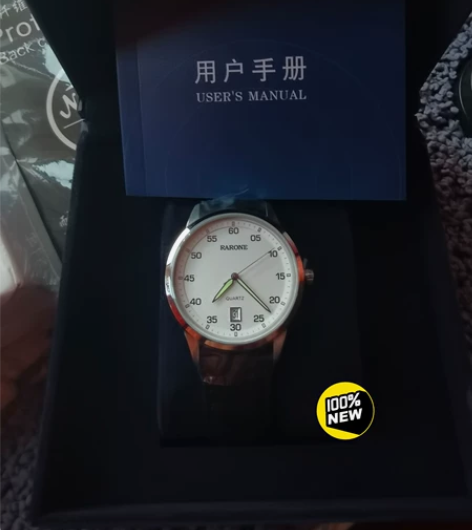 雷诺石英表，全新表膜没拆.京东官方的产品....
