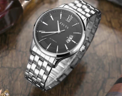 正品飞亚达男表手经典系列日历休闲自动机械男...