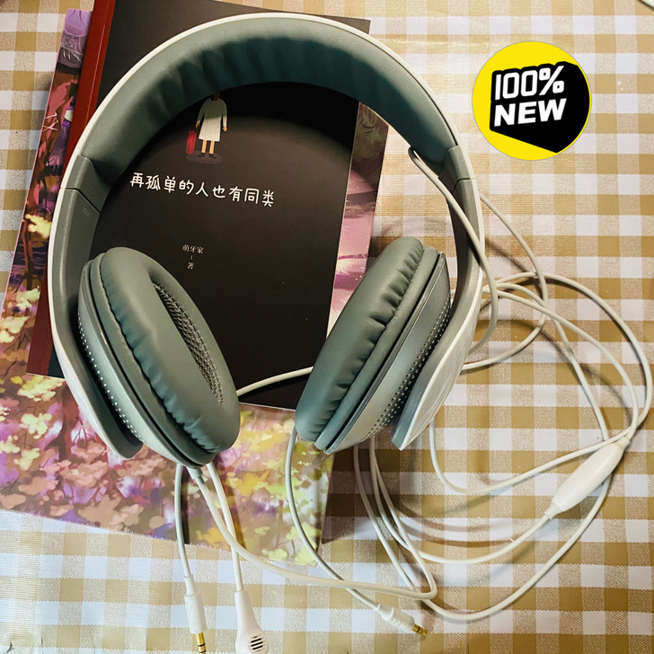 漫步者耳机K830，官方标配时尚白