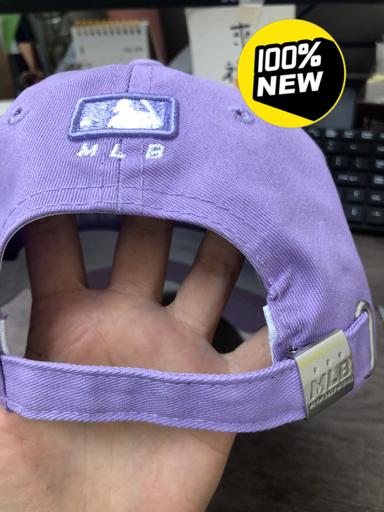 #外贸版 MLB LA 很难买的浅紫色 韩...