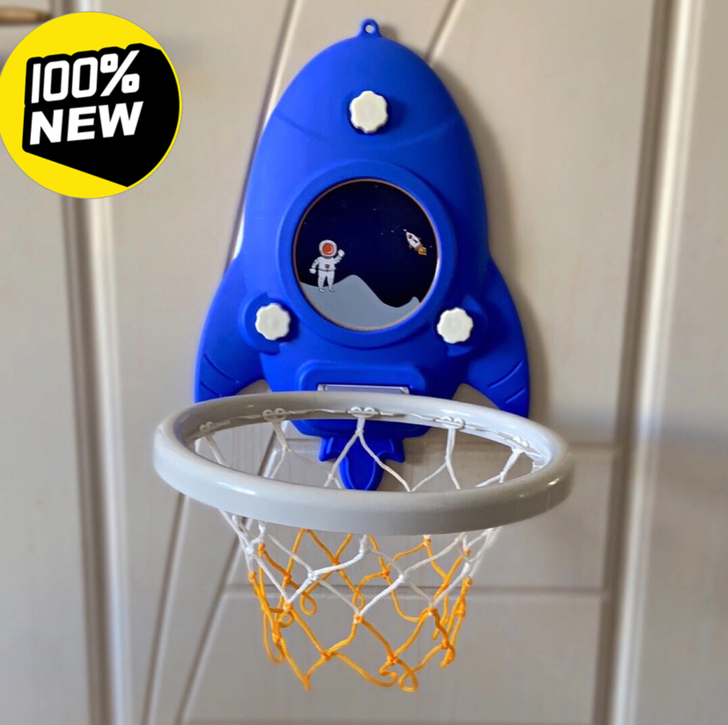 【新款】儿童折叠篮球框吸盘式家用室内户外篮...