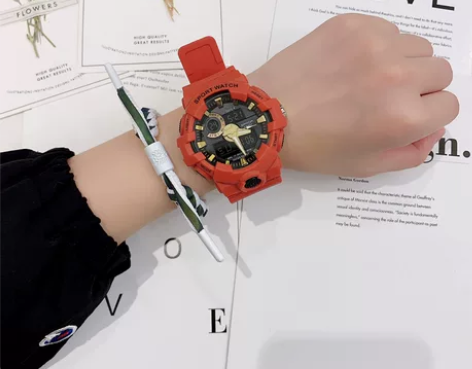 韩版ulzzang潮流手表男多功能电子表男...