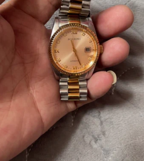 罗西尼男表，全自动机械。成色一般，每天都带...