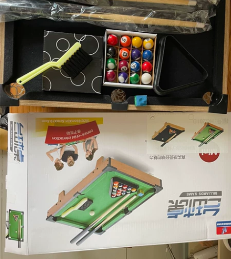 超新 全套 桌面台球桌 几乎全新，没有瑕疵...