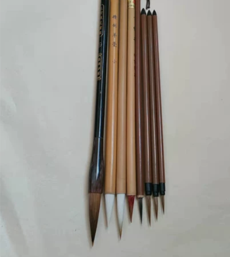 国画毛笔套装全套工笔画勾线笔山水画写意水彩...