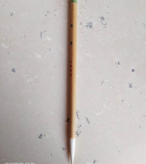 羊毫，买的时候说是纯羊。 善琏金山湖笔厂出...