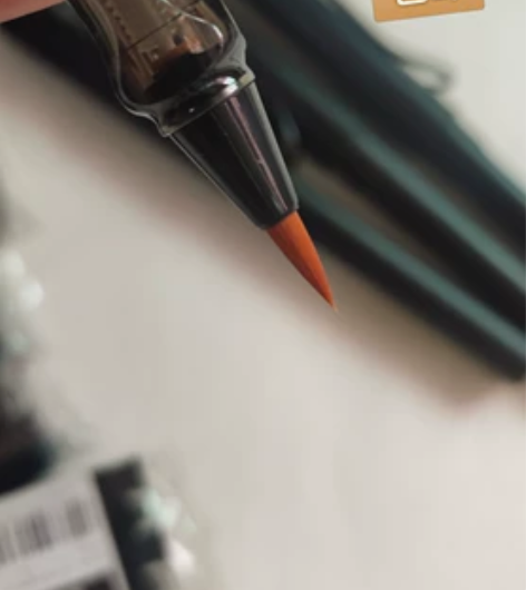 特价处理 全新钢笔式毛笔可加墨秀丽笔书法套...