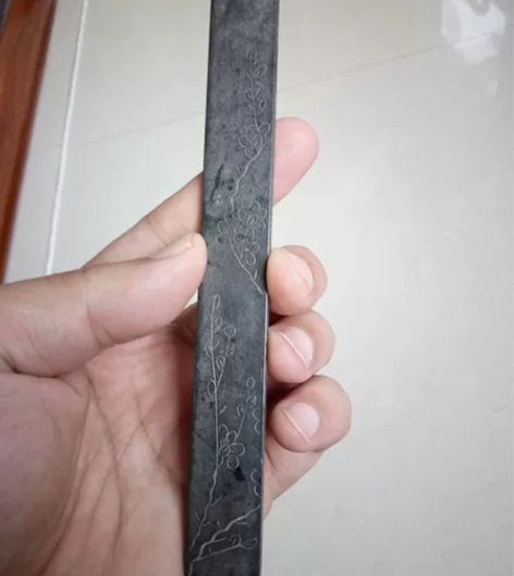 清末民国铜镇尺!工精包浆美!文气!保存品貌...