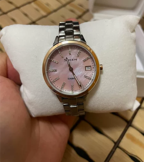 Casio sheen手表 蓝宝石玻璃镜面...