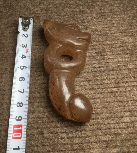 老水晶男祖， 实物拍摄，风化明显，包浆浓厚...
