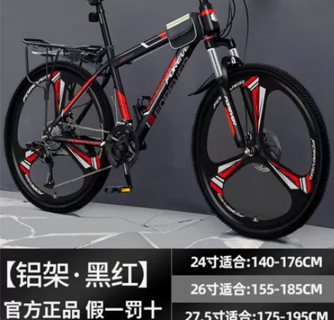 上海永久牌，山地自行车，24寸，3个月左右...